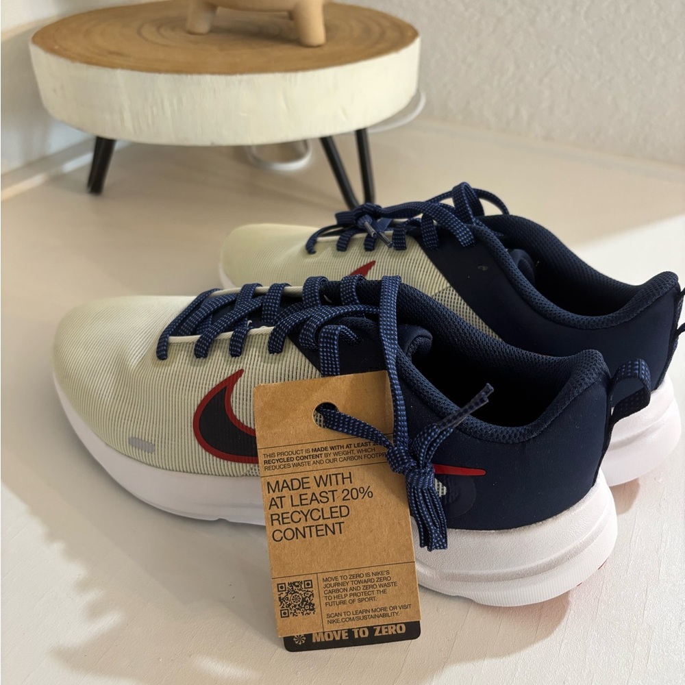 Nike Athletic Shoes - Navy and White